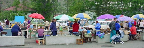 Listvyanka suvenier market